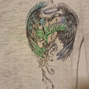 Sinful White Burn long sleeve shirt